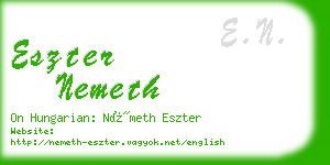 eszter nemeth business card